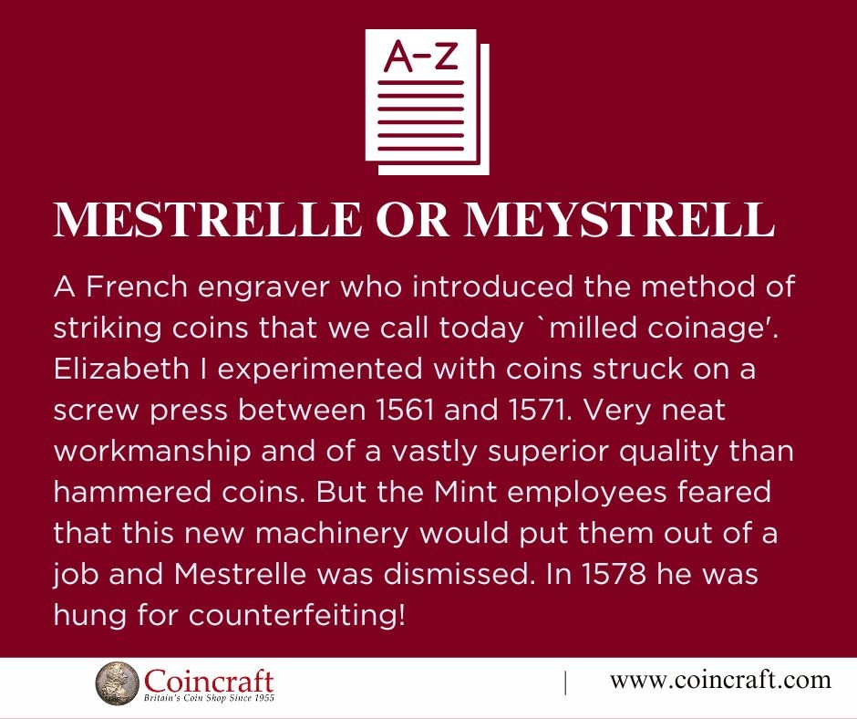 Glossary of the week: Mestrelle - Coincraft